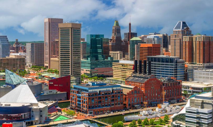 Baltimore Maryland inner harbor