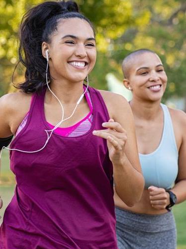 Women jogging