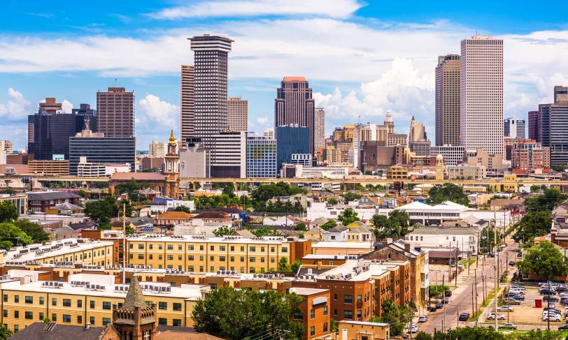 New Orleans Louisiana skyline