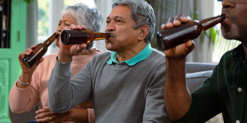 Two-diverse-senior-couple-and-their-african-american